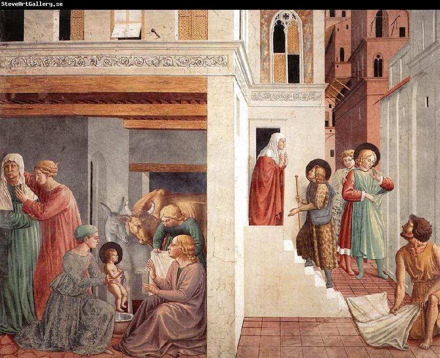 GOZZOLI, Benozzo Scenes from the Life of St Francis (Scene 1, north wall) g